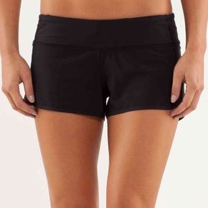 Lululemon Speed Shorts in Black Size 6